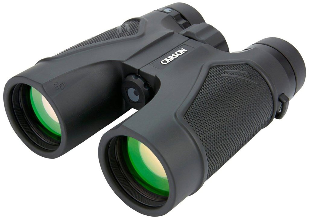 The Carson 3D Series High Definition Waterproof Binoculars with ED Glass.