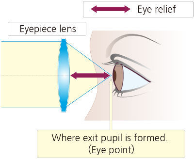 how to look through binoculars with glasses